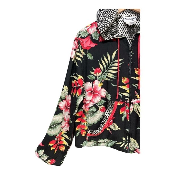 Vintage Vanity Floral Beaded Shell
Jacket Zip L - Picture 2 of 9